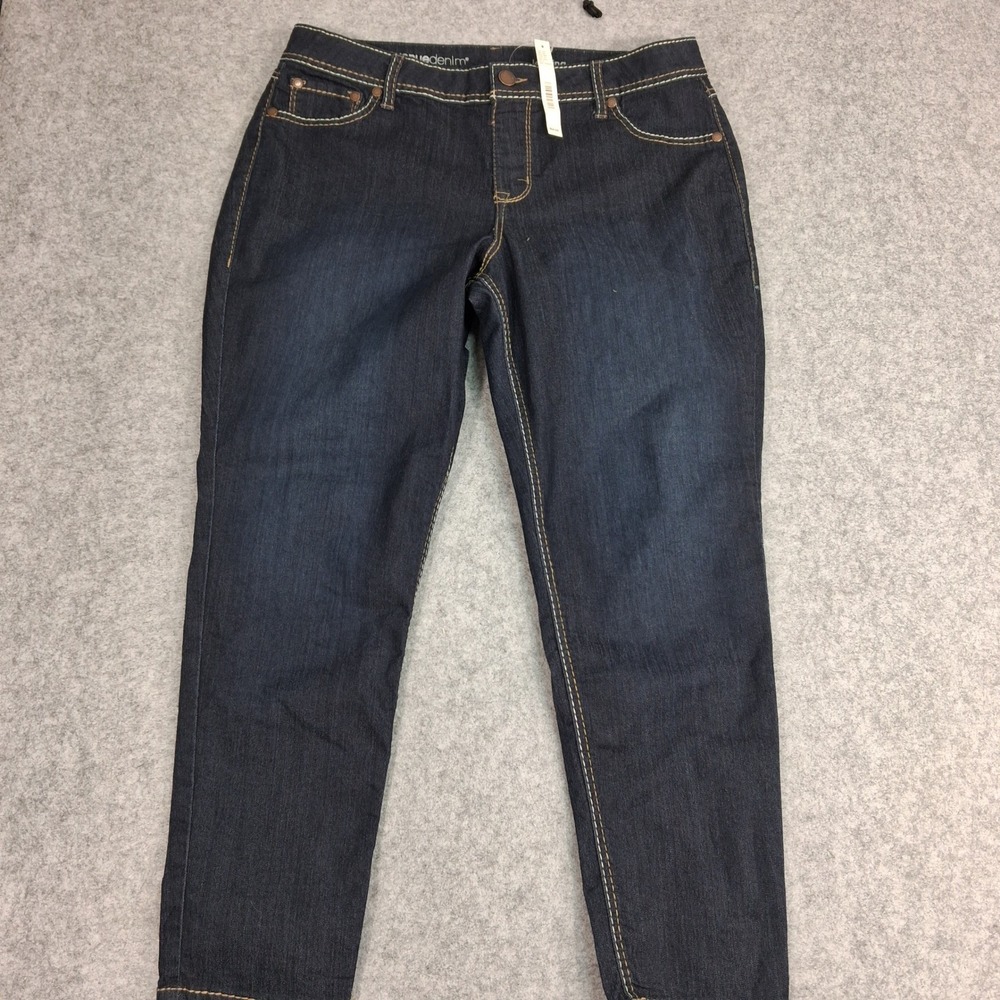 Avenue Denim Jegging Womens 18/20P Dark Blue Stretch Petite Skinny Jeans